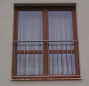 Zábradlí na francouzské okna z nerezu 2400 mm